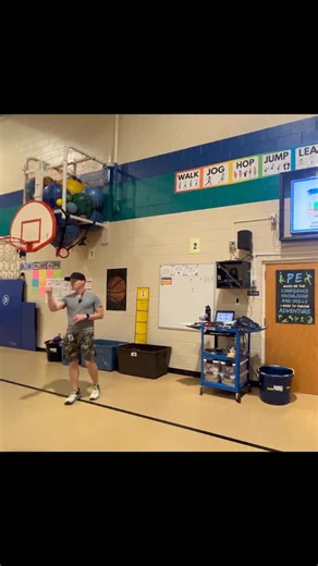 Volleyball Overhead Pass AKA “The Set” . We discuss in our Throwing and Catching Unit how to catch a ball with pinkies together if it’s low and thumbs together if it’s high . The Volleyball Bump vs Set is the same concept, I think it helps the kiddos if you make those cross curriculuar connections between units and sports to see how all the things we learn kind of fit together and concepts can easily transfer from one sport to another . More volleyball teaching tips at: Thepespecialist.com/volle
