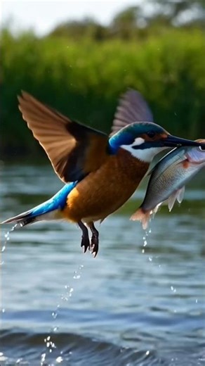 Kingfisher Doing Their Job #kingfisher #birds #birdsounds #birdwatching