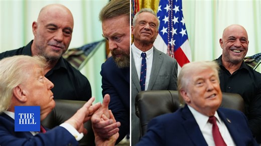 Joe Rogan joins Trump for signing of order to foster psychedelic drug research