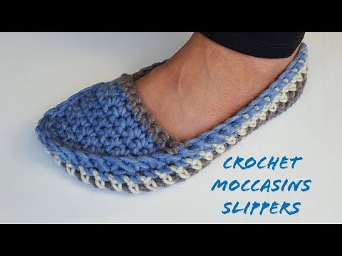 Crochet Slippers how to Crochet Very Easy and Unisex All Sizes