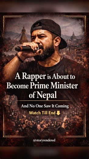 From Rap Stage to Prime Minister — The Balen Shah Story 🇳🇵#nepal