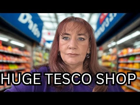 Huge Tesco Food Shop Haul 🛒 | Weekly Grocery Essentials, Budget Finds & Family Meal Ideas