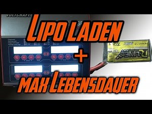 Lipo richtig laden + Infos für Maximale Lebensdauer (Lipo Balancer)