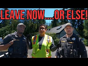 COUNTY EMPLOYEE CALLS POLICE - GETS EDUCATED!