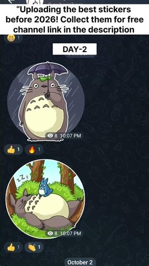 🔥 Day 2 | Trending Telegram Stickers You Must Download Before 2026 💥📥 #stickers #telegramstickers