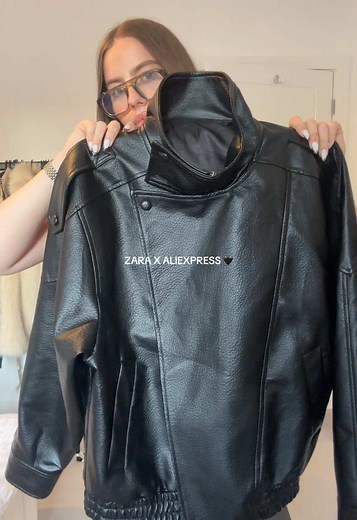 ZARA X ALIEXPRESS: YSL-Inspired Leather Jacket