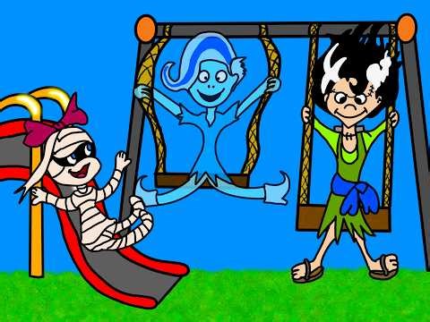 Grimwood Girls at the Park – Speedpaint Part 1 Tanis, Elsa & Phantasma Procreate Art