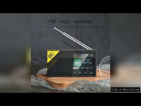 Bluetooth Digital Radio Stereo DAB FM Audio Receiver Portable for Home Office