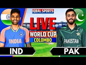 India vs Pakistan, T20 World Cup 2026 | Live Cricket Match Today | IND vs PAK Live | Iqbal Sports
