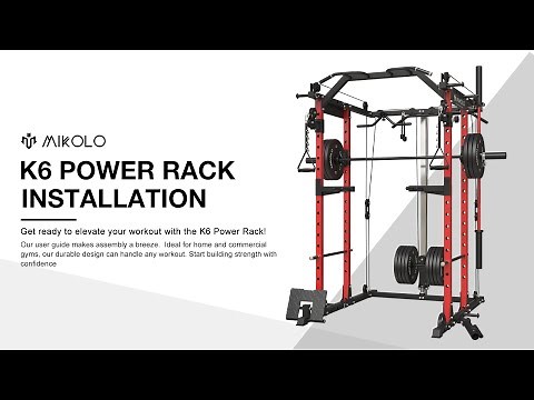 Mikolo K6 Power Rack With Pulley System Installation Guide | Mikolo