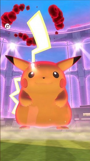 Chonkachu Gigantamax Battle!!! #Pikachu #pokemon #pokemongo #gigantamax #Raid