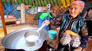 1M views · 162 reactions | Breakfast in Mongolia - Milking Cows +...