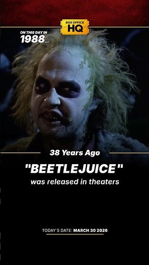 Can you believe Tim Burton’s ‘Beetlejuice’ is 38 today?! 😱