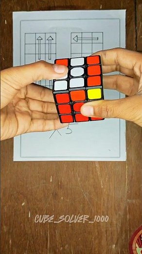 How To Solve 3×3 Rubik's Cube By The Use Of This Amazing Trick 🤯| #rubikscube #shorts