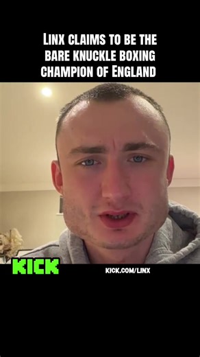 Linx claims to be the bare knuckle boxing champion of England #linx