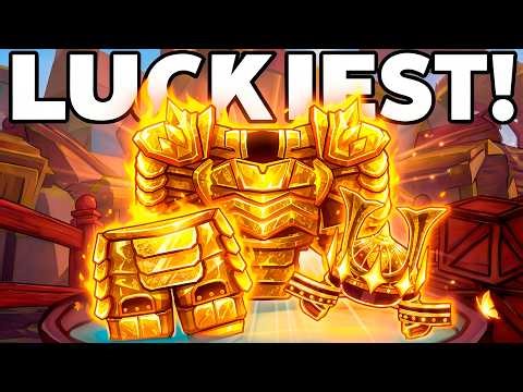 I Recrafted OP Shogun's LUCKY CAT ARMOR in The Forge Roblox...