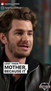 Andrew Garfield talking about the grief related to the death of his mother. "It feels like OMG I am the only person who lost their mother! It feels so lonely! The world doesn't make sense!" @andrew_garfield83 #Grief #kidsgriefsupport #kidsgrief #childlife #andrewgarfield | The Grief Squad