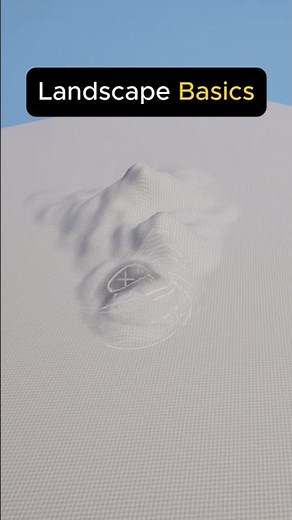 Landscape Basics 🏔️ #unrealengine #3dgamedevelopment #gamedevelopment #tutorial