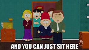 And you can just sit here