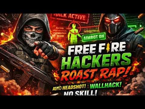 FREE FIRE HACKERS ROAST RAP 🔥 | No Skill, Only Hack 😈