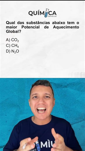 Efeito Estufa #enem #estudosenem #chemistry #química