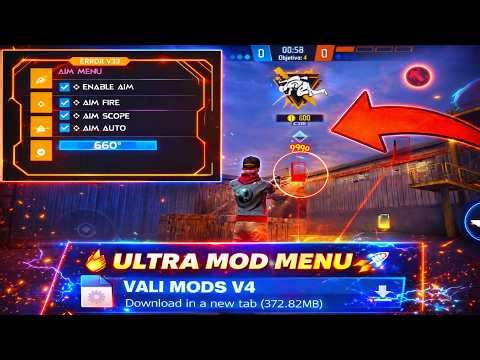 MOD MENU PARA FREE FIRE ERRO V33 ATUALIZADO SEM KEY ENTRANDO RANQUEADA APK MOD ANTBAN GRATIS
