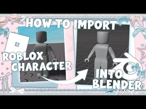 How to Import a ROBLOX CHARACTER into BLENDER for ROBLOX UGC [voiceover]