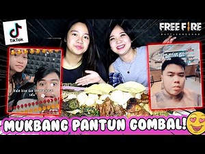 PANTUN GOMBAL VIRAL YOUTUBER FF DI TIKTOK! AUTO KLEPEK-KLEPEK!! + SAMBIL MUKBANG NASI PADANG!!