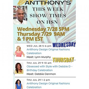 🥳🎉🎉🎉Antthony is on HSN this week! Tune in this Wednesday 7/28 5pm & Thursday 7/29 9am 1pm EST ⭐️⭐️⭐️⭐️⭐️⭐️⭐️⭐️⭐️⭐️⭐️⭐️⭐️⭐️⭐️⭐️⭐️⭐️⭐️⭐️⭐️⭐️⭐️⭐️⭐️⭐️⭐️⭐️⭐️⭐️⭐️⭐️⭐️⭐️⭐️⭐️⭐️⭐️⭐️⭐️⭐️⭐️⭐️⭐️⭐️⭐️⭐️⭐️⭐️⭐️⭐️⭐️⭐️⭐️⭐️⭐️⭐️⭐️⭐️⭐️⭐️⭐️⭐️⭐️ #20andfabulous #30andfabulous #40andfabulous #50andfabulous #60andfabulous #fashion #dresses #antthony #onelove #fashionnovacurves #loveyourcurves #style #louisvuitton #gucci #lovehsn #beyonce #blackpride #bravotv #qvcuk #hsn #qvc #todayshow #smallbusiness #supportsmallbus