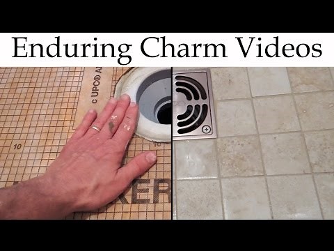 A Tiled Shower Floor With A Schluter Tray