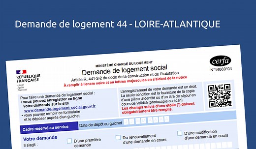 Demande de logement 44 Loire-Atlantique - Inscription logement social