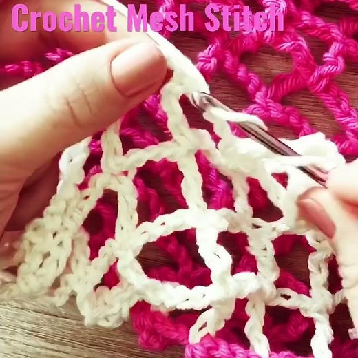 How to Crochet Mesh Stitch