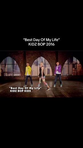Up next: #BestDayOfMyLife 💚 #OldKIDZBOP #KIDZBOP2016 #nostalgia #gonoodle #memories #dance #fyp #KIDZBOP #throwback