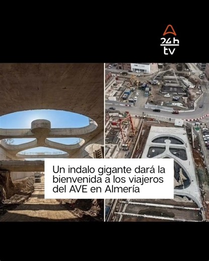 Un indalo gigante dará la bienvenida a los viajeros del AVE en Almería