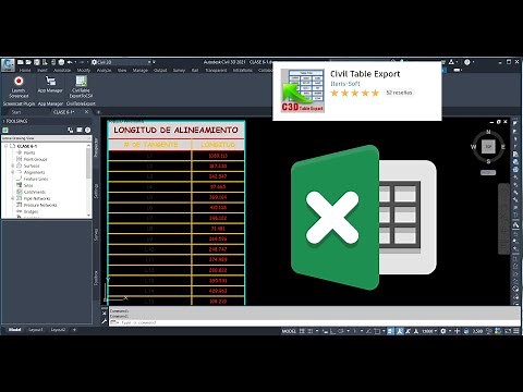 Como Exportar Tablas de Civil 3d a Excel [Facil| 2022]
