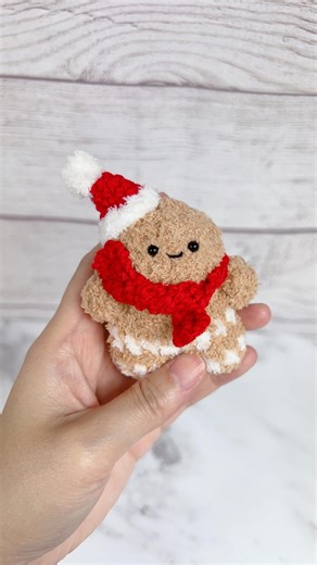 Crochet Small Gingerbread Man Plush - Etsy