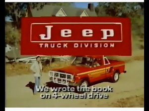 Jeep Truck Vs. Tank Commercial (1979)