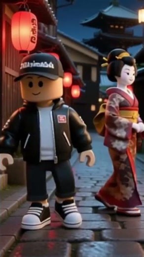 Meet Geisha In Japan #shortvideo #roblox #shorts #short