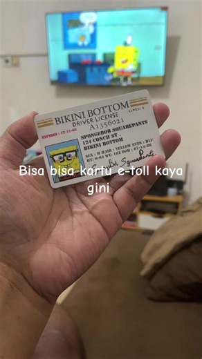 Stiker Kartu Etoll Spongebob yang Lucu dan Menarik