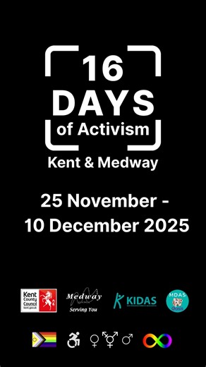 The signs of coercive control can be subtle, and the way an abuser exerts power over a victim can take many forms. Would you know what to do if someone you know is in an abusive relationship? Learn how to support some you're worried about this #16DaysofActivism at www.domesticabuseservices.org.uk. The Kent and Medway support services are here to help. Emergency: call 999 (BLS - www.999bsl.co.uk app) Non-emergency: Call 0808 16 89 111 www.signlive.co.uk - search Victim Support Live chat: www.vict