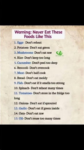 Health | Eat your food Carefully