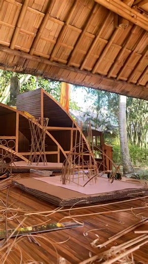 Make your dream house comes true! Let’s grab your bamboo stick and join short-introductional-course : Bamboo Model Making 🙌 #greenvillagebali #bali #bamboocourse #balilife