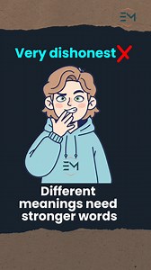 What’s a better way to say “very dishonest” or “very exciting”? In this short Visual English lesson, you’ll learn how native speakers replace weak phrases with one strong English word to sound more natural and confident. This quick English lesson helps you: • improve English vocabulary • avoid overusing “very” • learn precise English words • speak more confidently in daily English 👉 Follow English Mitra for daily English lessons, vocabulary tips, and simple explanations that actually help you i