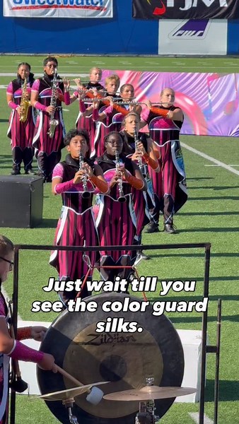 Those color guard silks 🥰🥰🥰 #band #colorguard #bandkid | Thebandmom
