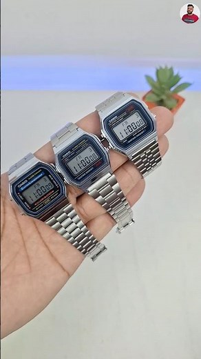 Casio A168 vs A158 vs A159 Comparison 🔥 | #casio #a168 #a158 #a159 #shorts