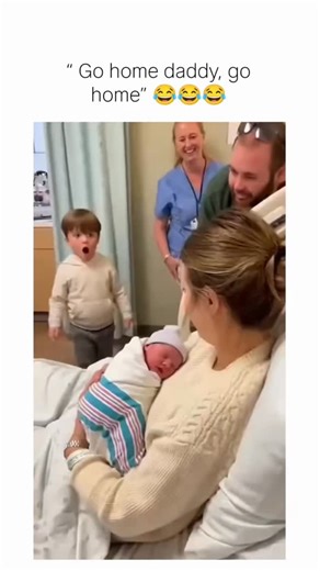 MEME_ERROR_404 | The post shares a 60-second AI-generated video compiling humorous scenes of toddler jealousy toward a newborn sibling, including a boy... | Instagram