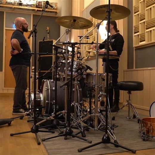 Go behind the scenes of ‪@DarbyTodd‬ 's drum recording sessions for the new album The Moth.