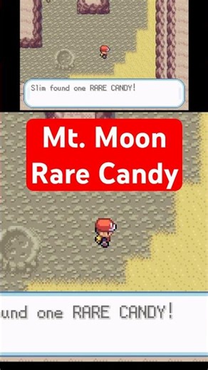 Rare Candy in Mt. Moon Pokémon Fire Red Leaf Green (Nintendo Switch 2) #pokemonshorts #shorts