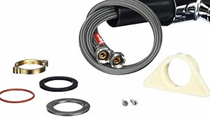 GROHE Eurosmart Cosmopolitan, Küchenarmatur (Wasserhahn für die Küche, 150° Schwenkbereich, wassersparend dank variabler Mengenbegrenzung, einfache Spülbecken-Montage), chrom, 32843002