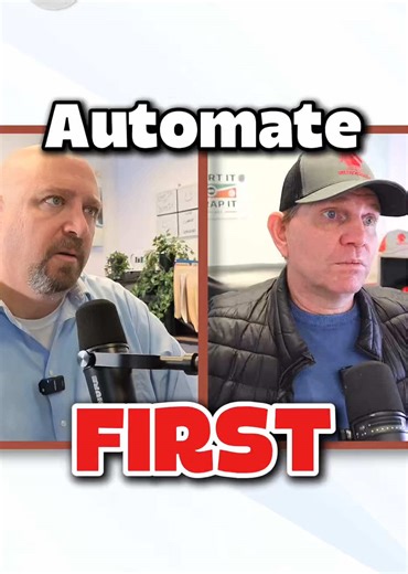 How do you know when it’s time to hire vs automate? Automate what can be automated. Running reports? Automate it. Summaries? Automate it. Routine tasks? Automate it. Then figure out what’s left. Hire a human to oversee — not to do tasks software can already handle. This applies to service businesses, landscaping, SaaS, everything. Full episode: https://youtu.be/tYkyXOyxjMc #entrepreneurship #founders #automation #smallbusiness